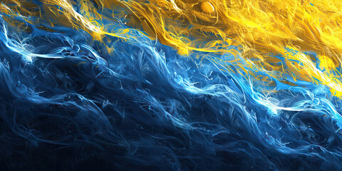 The Blue and Yellow: The Flag of Sweden as a Symbol of Tranquility and Peace - Picture the flag of Sweden with its blue symbolizing loyalty and truth, and yellow symbolizing generosity and the country