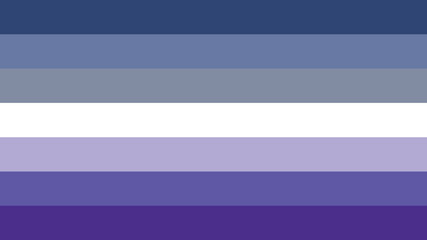 Obraz premium Butch Lesbian Pride Flag. Pride Flag. LGBTQ+ colored flag. Pattern. Pride Parade. Multicolored LGBT+ linear flag.