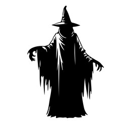 Sinister Halloween Horror Silhouette