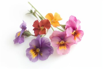 Nemesia photo on white isolated background