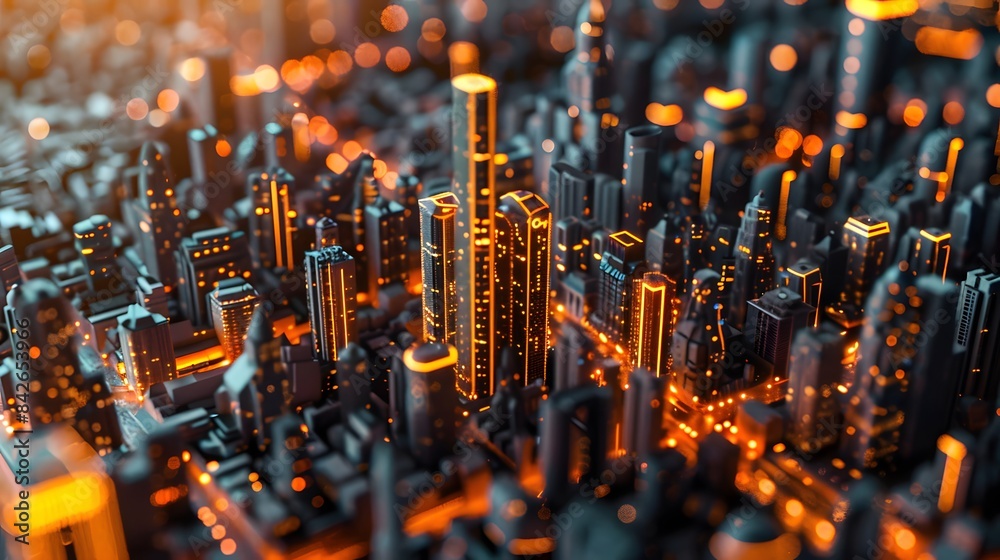 Poster microservices as tiny robotic entities building a digital metropolis