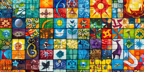 The Cultural Quilt: Religions as Patches in a Global Quilt - Imagine different religions as patches in a quilt, each representing a unique cultural and spiritual tradition