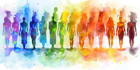 The Spiritual Spectrum: Religions as Colors of the Rainbow - Picture different religions as colors of the rainbow, each representing a unique aspect of spirituality and contributing to the beauty