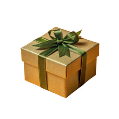 Golden gift box 