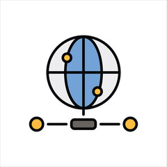 Global vector icon