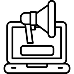 Marketing Online Icon