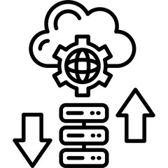 Cloud Management Icon
