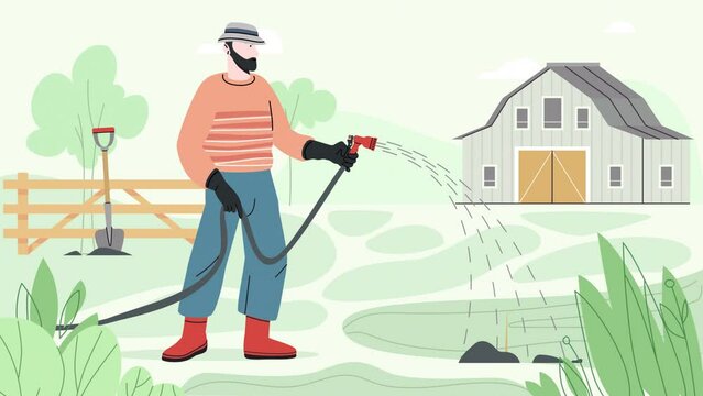 Elevate your nature presentations with Watering And Growing Plants Explainer, a motion graphicks pack designed for useful and vibrant content. Full HD resolution and alpha channel
