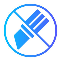 cut gradient icon