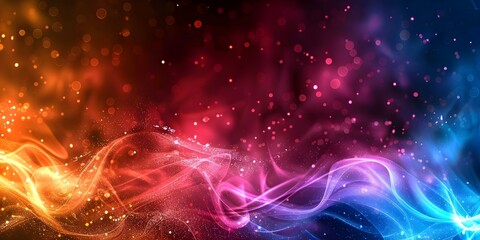 Fototapeta premium Colorful Glitter Background with Soft Highlights. Concept Glittery Background, Soft Highlights, Colorful Theme, Sparkling Photos, Glamorous Shots