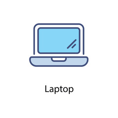 Laptop vector icon