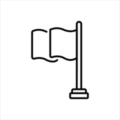 Flag vector icon