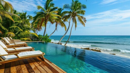 Tropical Paradise Poolside Oasis