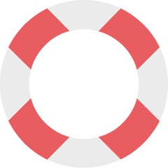 Life Ring Vector icon in flat style 