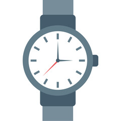 Wristwatch Vector icon in flat style 