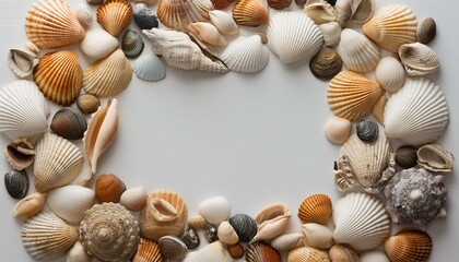 Obraz premium frame of seashells