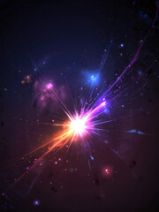 Naklejka premium background dark flare with Generative AI Techonology. 