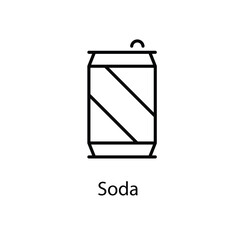 Soda  vector icon