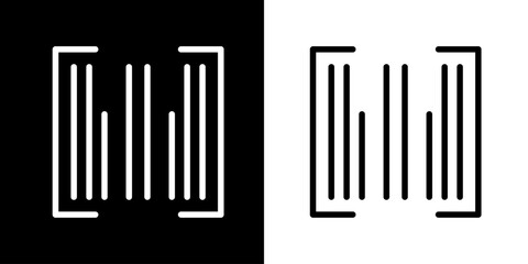 Obraz premium Shopping icon. Online shopping. Black icon. Discount icon. Shopping logo. Silhouette icon.