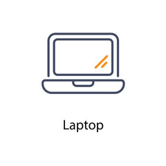 Laptop vector icon