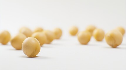 Soybean isolated on white background : Generative AI