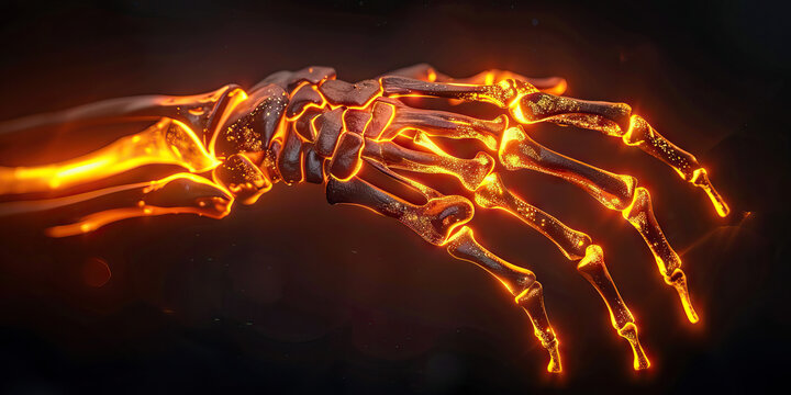 Hamate Fracture: The Hand Pain and Weakness - Imagine a person with a highlighted hamate bone, experiencing hand pain and weakness