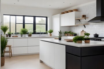 Modern kitchen interior