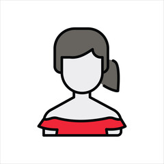 Ballerina vector icon