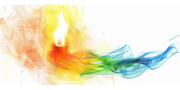 The Eternal Flame: Life's Spirit Burning Bright - Picture an eternal flame that never goes out, symbolizing the eternal spirit and presence of life after death