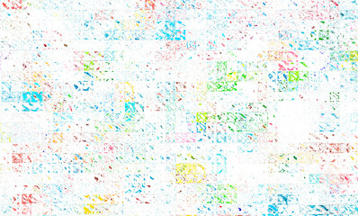 Colorful abstract illustration on transparent background.