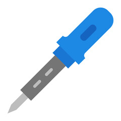 Soldering Iron flat icon