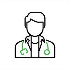 Doctor vector icon