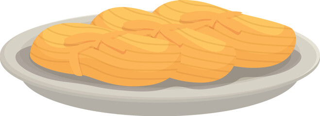 Three fresh tamales are ready to be enjoyed as part of a tasty meal