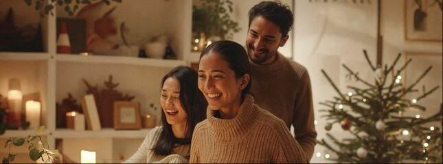 Christmas time inspiration. Holiday decor inspiration, Christmas celebration, festive background. Winter holiday season concept.