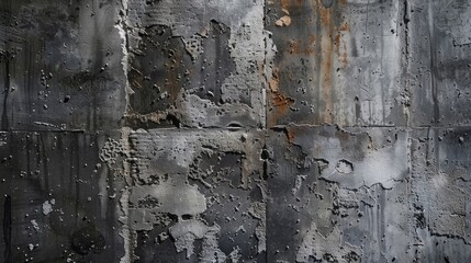 Obraz premium Bitumen coated concrete wall or structure