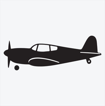recommend clip art: Drawing of a plane silhouette with skywriting.
                    