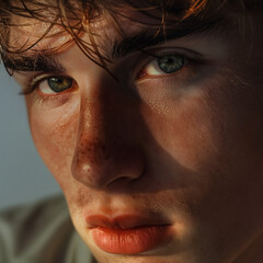 Naklejka premium actor in a dramatic role