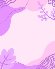 Background with a flower or plant theme, suitable for wallpaper, social media posts, fabric motifs and others