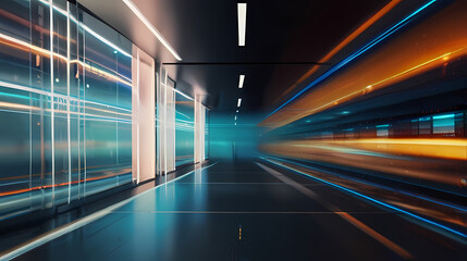 Fototapeta premium modern abstract highspeed motion effect