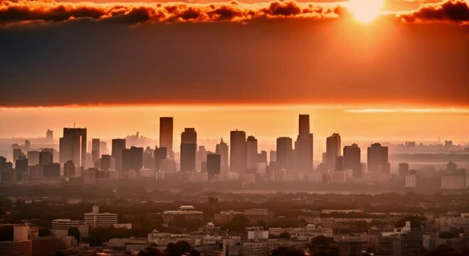 heatwave and pm 2.5 air pollution over the city