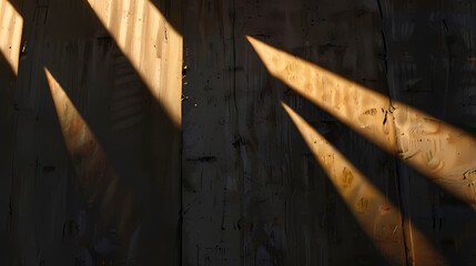 Obraz premium Wall texture with organic drop diagonal shadow and ray