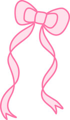 Cute Coquette pink bow