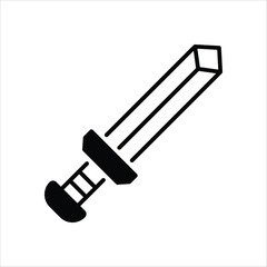 Sword vector icon
