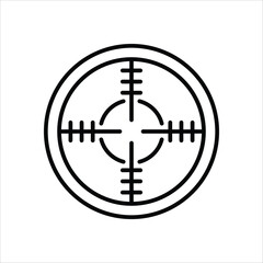 Scope vector icon