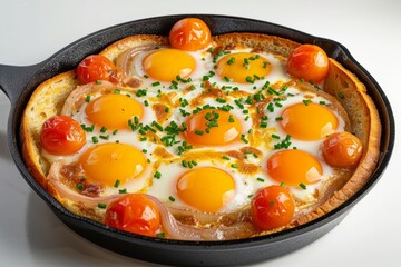 Tasty Baked Eggs with Asparagus and Feta