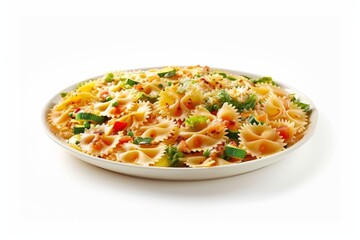 Baked Farfalle with Escarole and Zucchini Topping