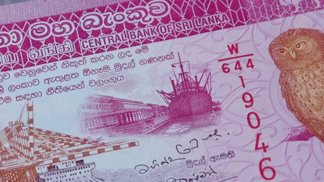 20 Sri Lankan rupees national currency money legal tender bill central bank 3