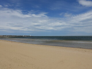 beach and clouds