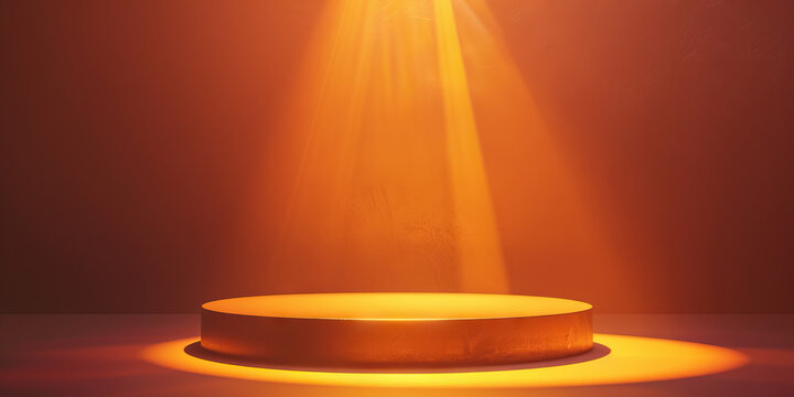 Elite Performer: Abstract representation of a podium with a spotlight, highlighting exceptional performance and achievement.