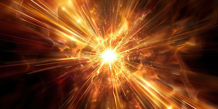 Stellar Contributor: Abstract depiction of a starburst radiating energy and impact, symbolizing outstanding contributions